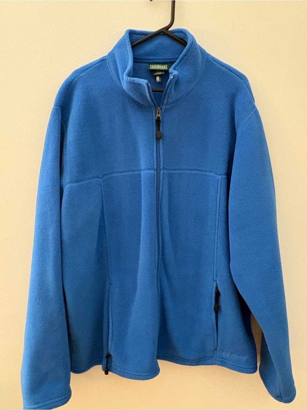 L.L. Bean Royal Blue Full-Zip Fleece Jacket